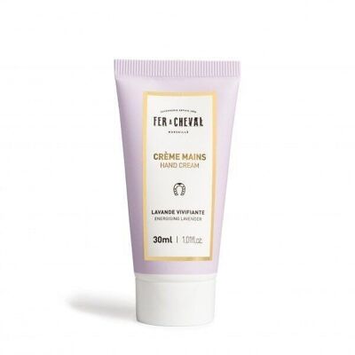 Crema mani tonificante al profumo di lavanda 30 ml