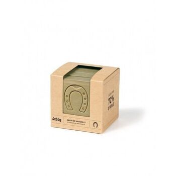 Savon de Marseille Cube Tranché Pur Olive 4x65g