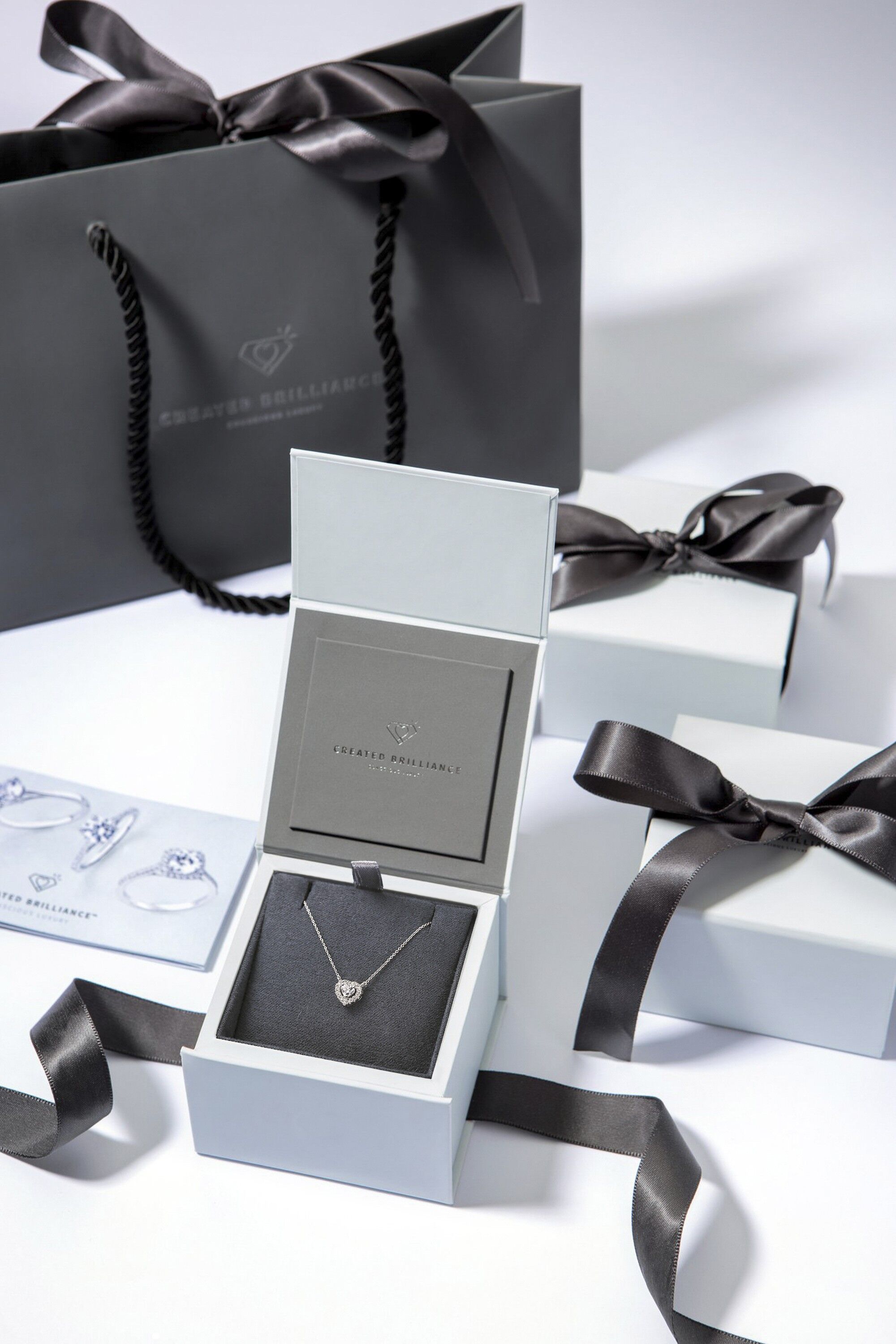 Tessa Created Brilliance Oro bianco 9 ct 0,25 ct