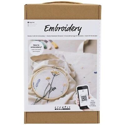 Kit DIY Débutant - Apprendre la Broderie