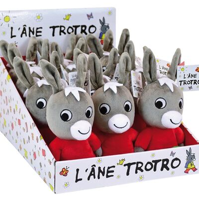 TROTRO plush donkey 23 cm in display box