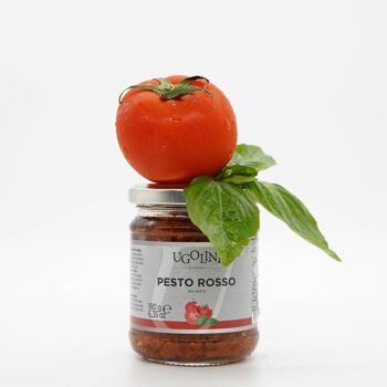Pesto rosso senza glutine 180 gr Fabriqué en Italie 1