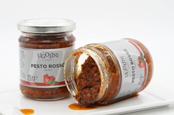 Pesto rosso senza glutine 180 gr Fabriqué en Italie 4