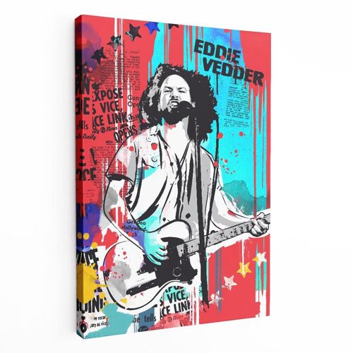 Eddie Vedder pop art canvas