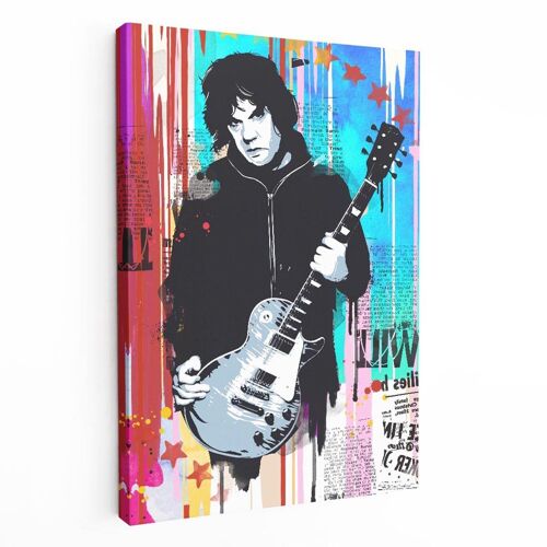 Gary Moore pop art canvas