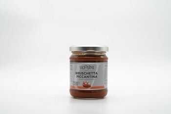 Bruschetta piccantina salsa di pomodoro 180 gr Fabriqué en Italie 2