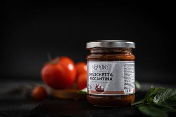 Bruschetta piccantina salsa di pomodoro 180 gr Fabriqué en Italie 4