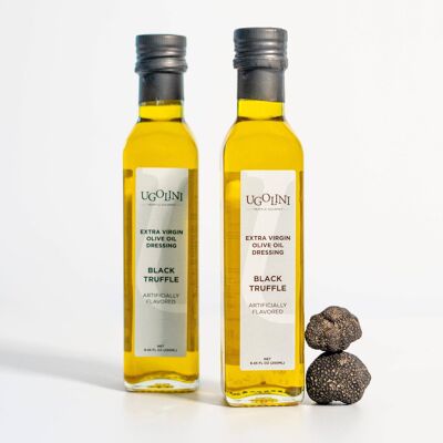 Olio extra vergine di oliva al tartufo nero Fabriqué en Italie