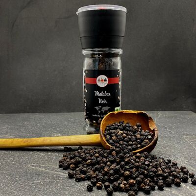 ORGANIC* Black Malabar - Adjustable grinder