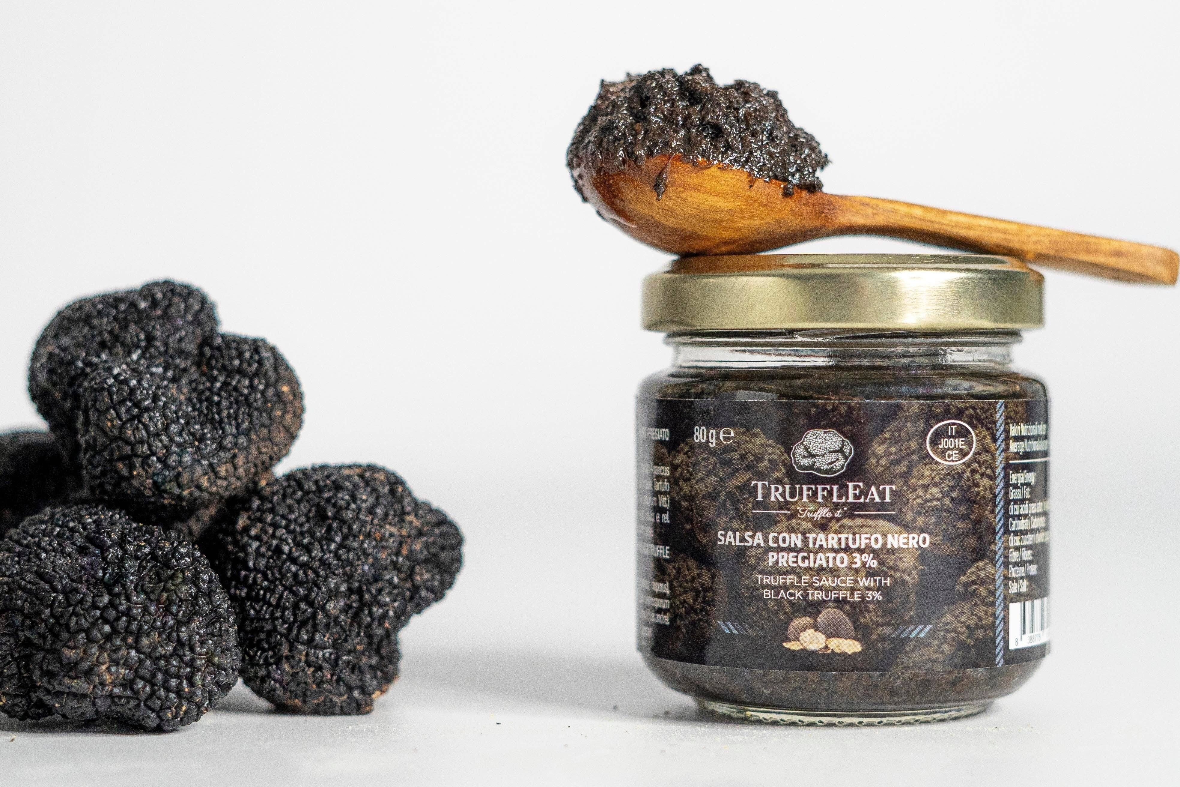Salsa tartufata tartufo nero pregiato 3% 80 gr Hergestellt in Italien