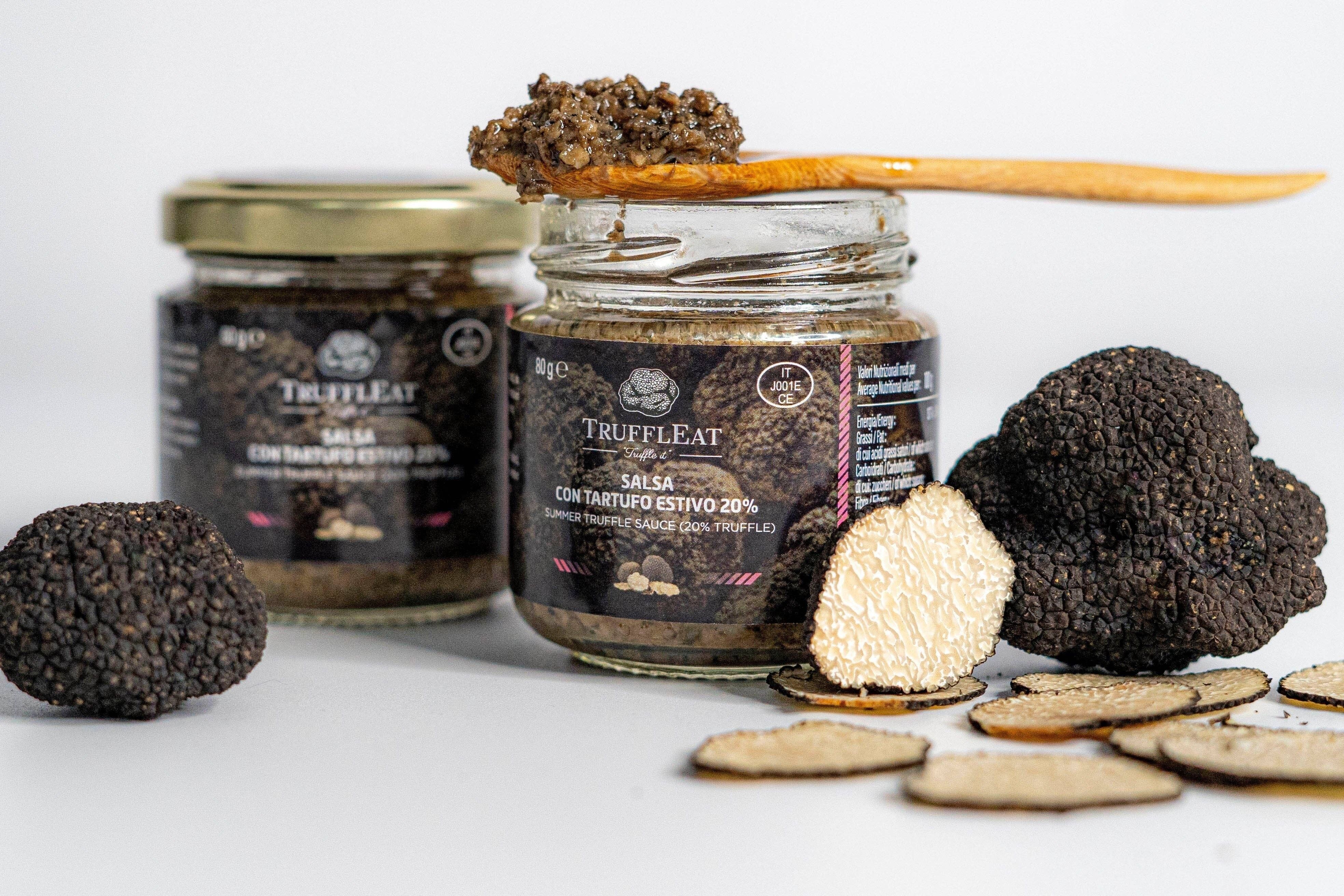 Salsa tartufata con tartufo estivo 20% 80 gr Made in Italy