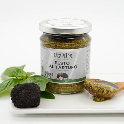 Pesto al tartufo nero senza glutine 180 gr Prodotto in Italia