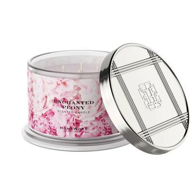 HOMEWORX 4 wick scented candle 510g ENCHANTED PEONY