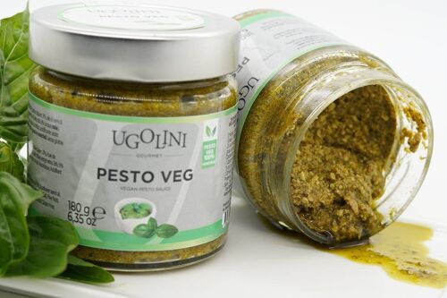 Pesto vegano tofu senza glutine lattosio 180 g Made in Italy