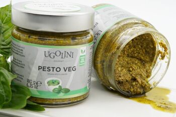 Pesto vegano tofu senza glutine lattosio 180 g Fabriqué en Italie 1