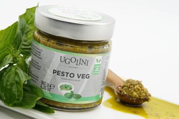 Pesto vegano tofu senza glutine lattosio 180 g Fabriqué en Italie 2