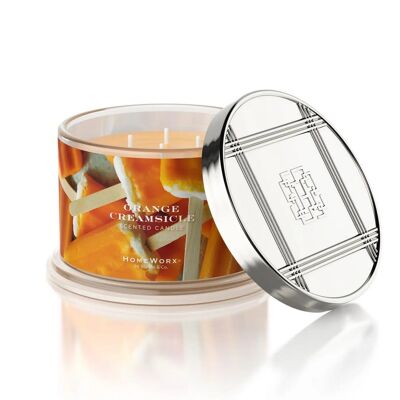 HOMEWORX vela perfumada 4 mechas 510g NARANJA CREAMSICLE