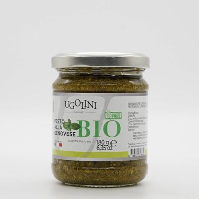 Pesto alla Genovese bio senza glutine 180 gr Fabriqué en Italie