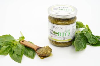 Pesto alla Genovese bio senza glutine 180 gr Fabriqué en Italie 3