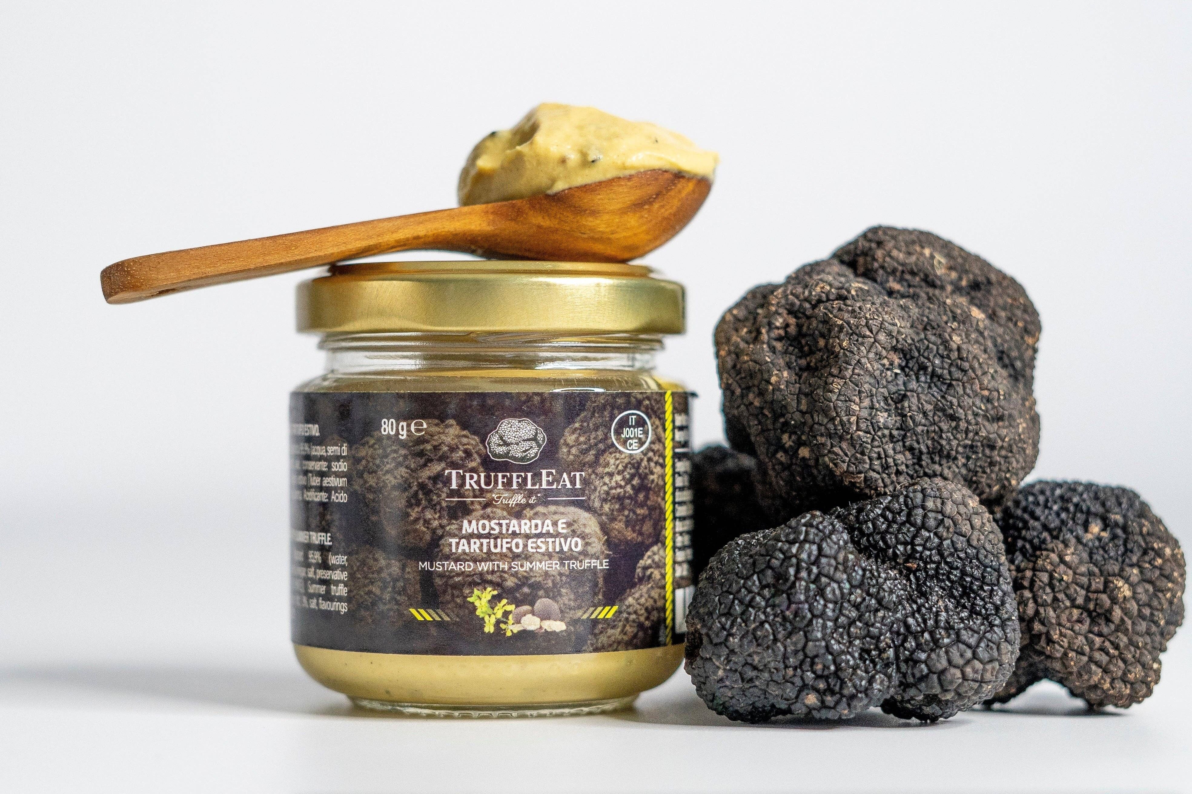 Mostarda e tartufo nero estivo 80 gr Hergestellt in Italien