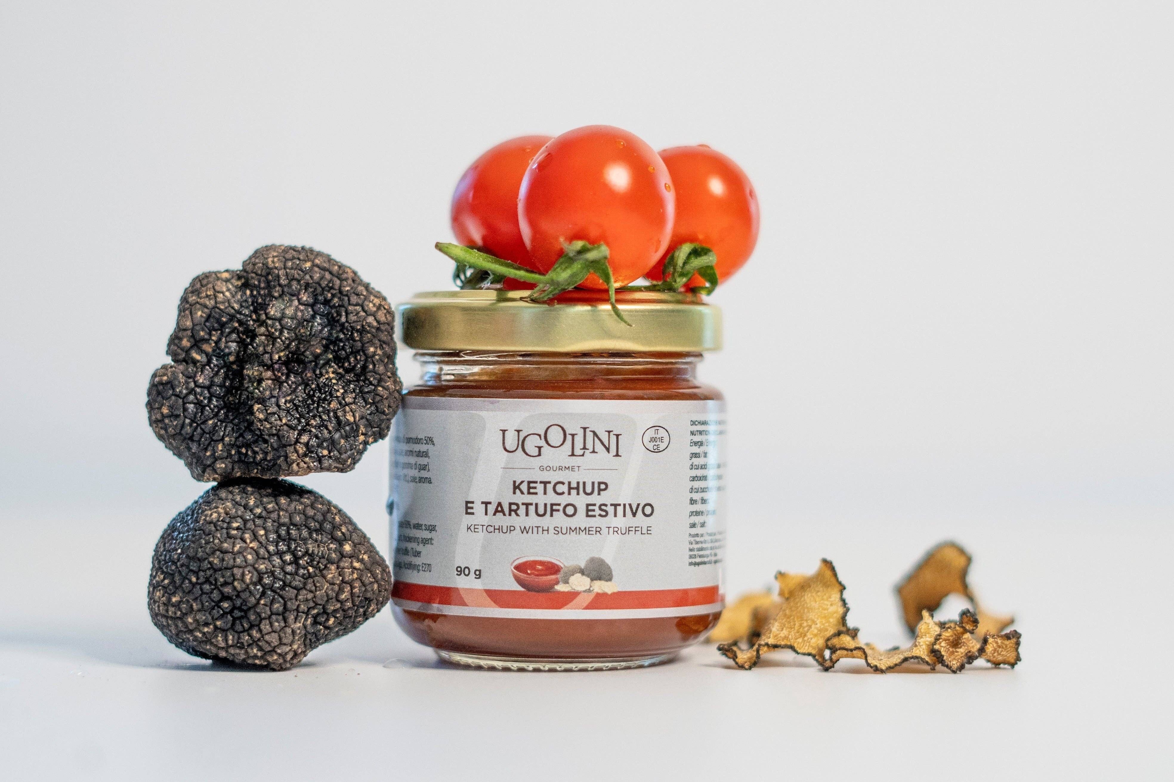 Ketchup und Tartufo estivo ohne Glutin 90 gr. Hergestellt in Italien