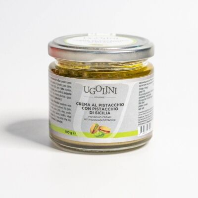 Crema al pistacchio di Sicilia 190 gr Prodotto in Italia
