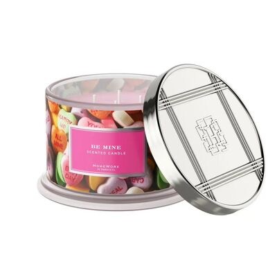 HOMEWORX 4 wick scented candle 510g Valentine BE MINE