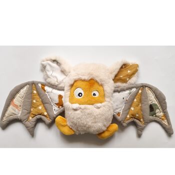 Peluche chauve-souris " Bat-Monster" BEIGE