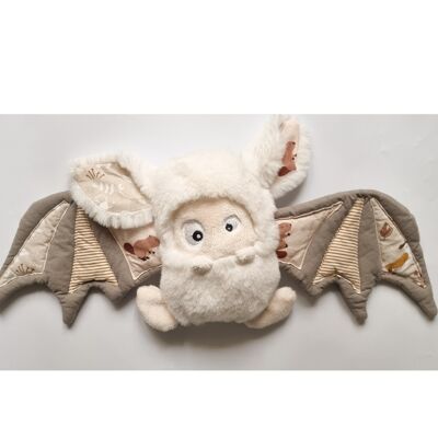 White bat "Bat-Monster" soft toy