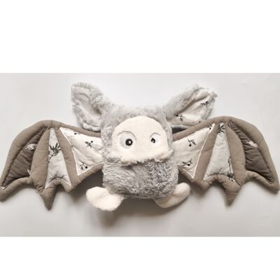 Peluche chauve-souris " Bat-Monster" GRIS