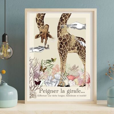 peigner la girafe