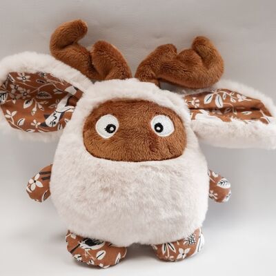 Peluche Lou le caribou beige