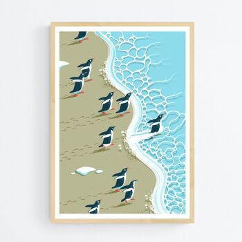 Affiche la Plage des Pingouins 1