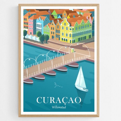 Poster Curaçao Willemstad