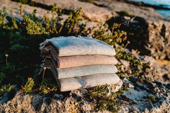 Lot de 15 serviettes de plage "Rouged Towels" | comme drap de bain, pour le spa et comme drap de hammam, sport & voyage | ferme & câlin 2