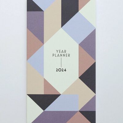 Planificador de año 2024 Mosaico