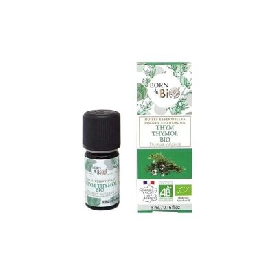 Huile essentielle de Thym thymol - Certifiée Bio