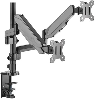 Monitor table mount 13-32 inch two-arm ONKRON G140 black