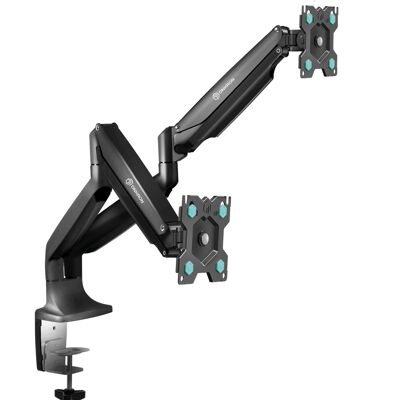 Monitor table mount 13-32 inch two-arm ONKRON G200 black