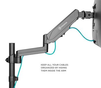 Support de bureau pour moniteur 13-34 pouces avec ONKRON G70 noir 6