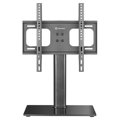 TV Table Stand 26"-55" Steel Tempered Glass ONKRON PT1 Black