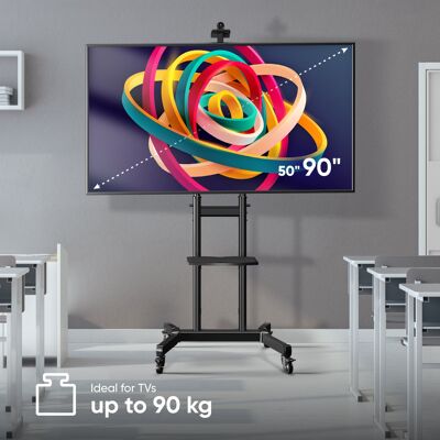 Mobile TV stand for 50"- 90" inches TS1891 Black
