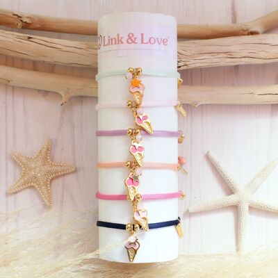 Bracciale elastico per bambini gelato