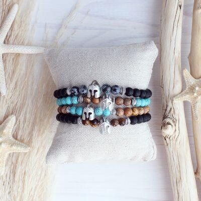 Men's Stone Helm Bracelet