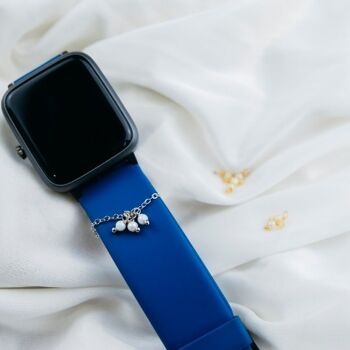Charme d'accessoires de bijoux de bracelet de montre de bracelet de montre de petite perle minimaliste 3