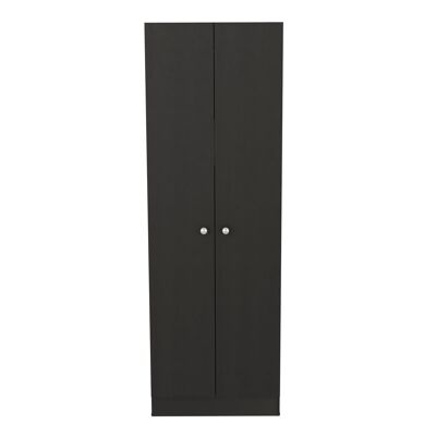 Armario Multifuncional Z 60, con dos puertas y estantes internos 180.3 CM A X 60 CM An X 30 CM P. Wengue