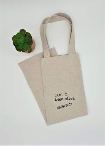 Sac à baguette réutilisable & lavable 2