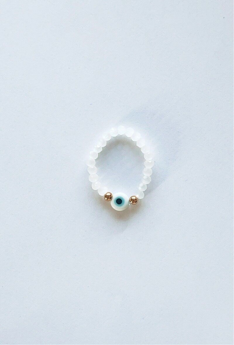 Anello Lio elastico bianco