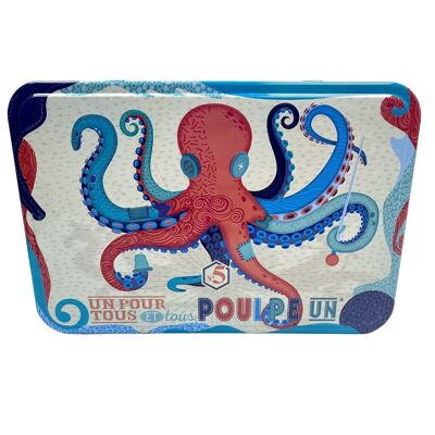 350g metal box - Natural assortment - Octopus
