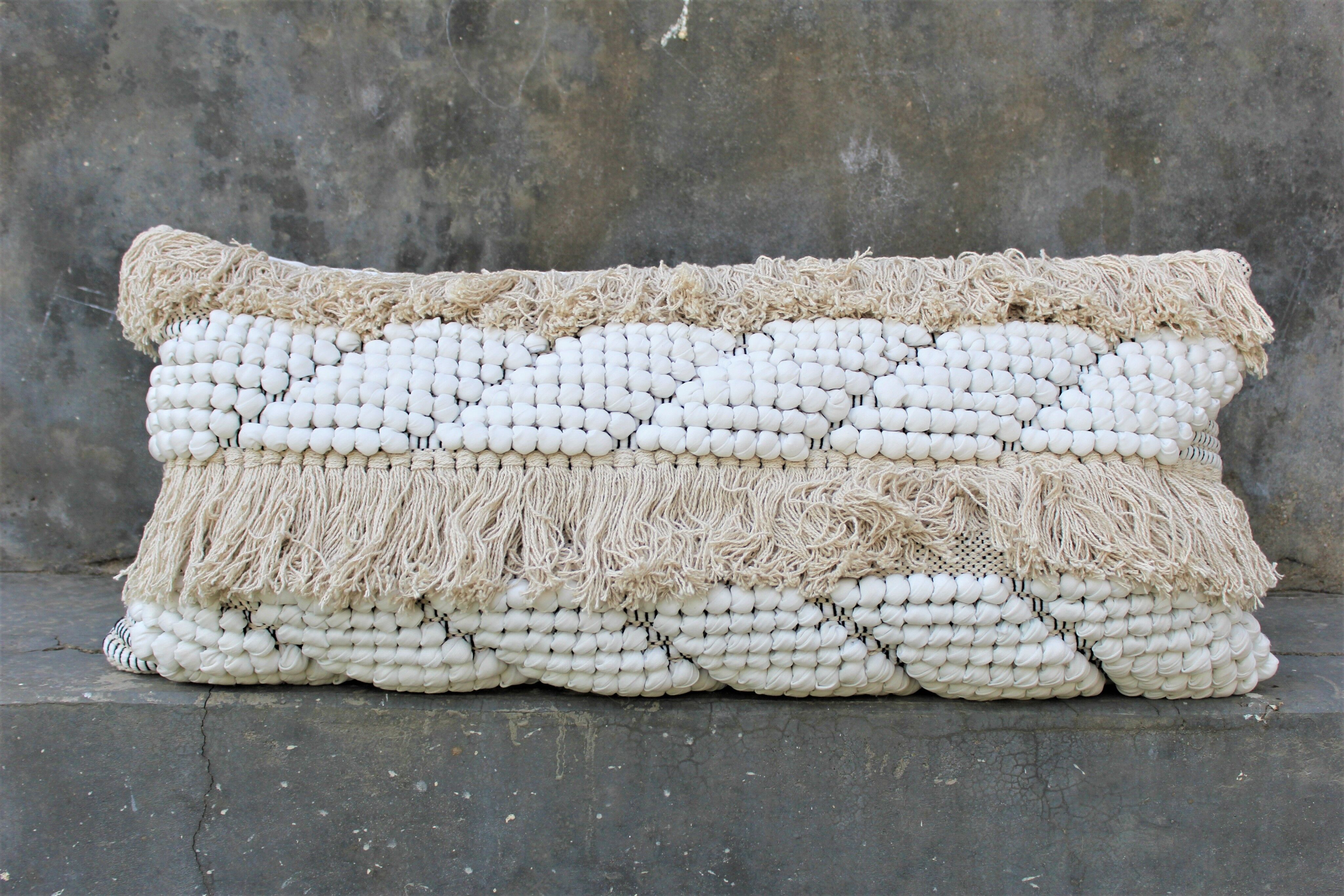 Housse de coussin tissée à la main Boho